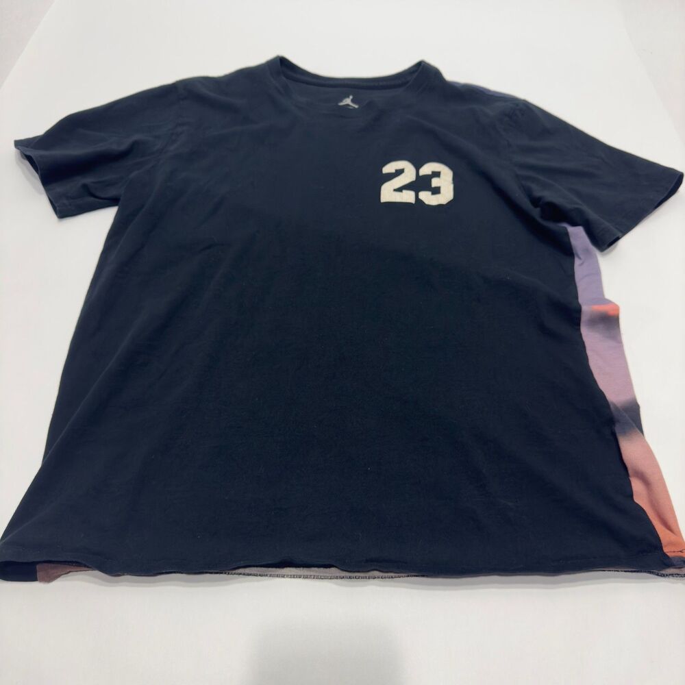 Nike Air Jordan AJ XX9 29 Skyline Photo T-Shirt-Black/Multi Size Large